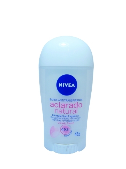 NIVEA AP.BAR.ACLARADO NATURAL X40G