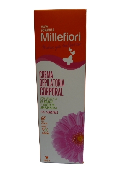 MILLEFIORI CREMA DEPILATORIA PIEL SENSIBLE 100G