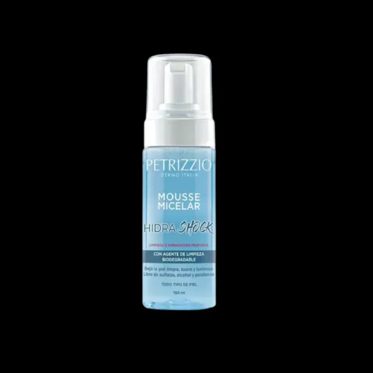 MOUSSE MICELAR DE LIMPIEZA X 150ML PETRIZZIO 