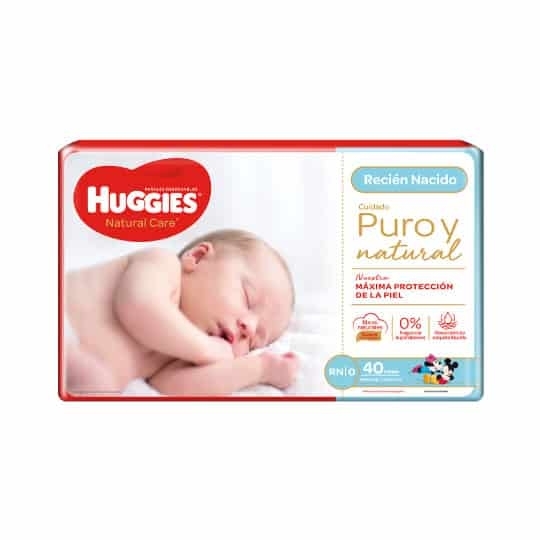 HUGGIES PAÑAL BEBE RECIEN NACIDO X20