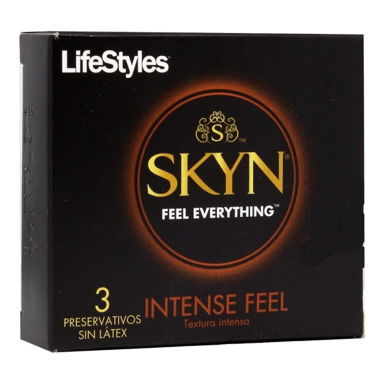 LIFESTYLES SKIN INTENSE FEEL X 3