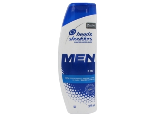 H&S SHAMPOO 3 EN 1 MEN 375ML