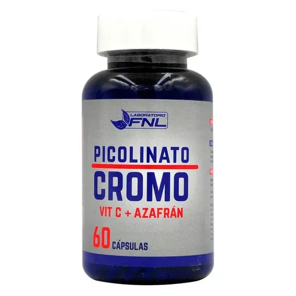 Picolinato de Cromo + VIT C + Azafrán X 60 CAP