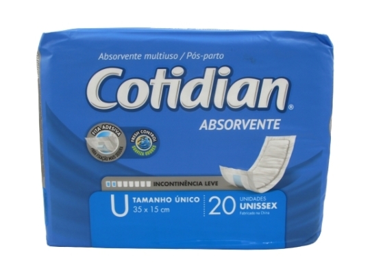 COTIDIAN APOSITO  NORMAL  TAMAÑO UNICO X20