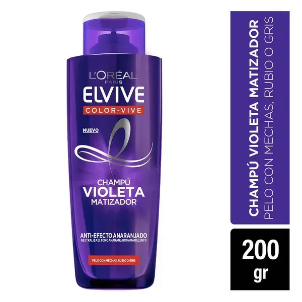 ELVIVE SHAMPOO VIOLETA MATIZ. X 200ML