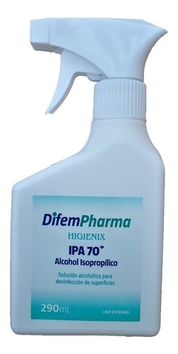 ALCOHOL HIGIENIX ISOPRO 70º SPRAY X 290 CC DIFEM