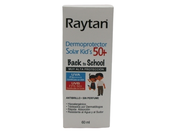 RAYTAN DERMOPROTECTOR SOLAR KIDS F/50 60ML