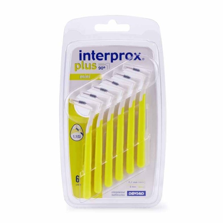 INTERPROX PLUS  MINI X 6 AMARILLO 