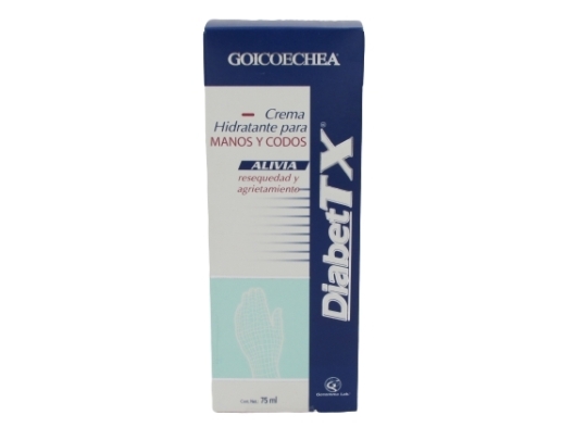 DIABET TX CRE MANOS Y CODOS X 75 ML