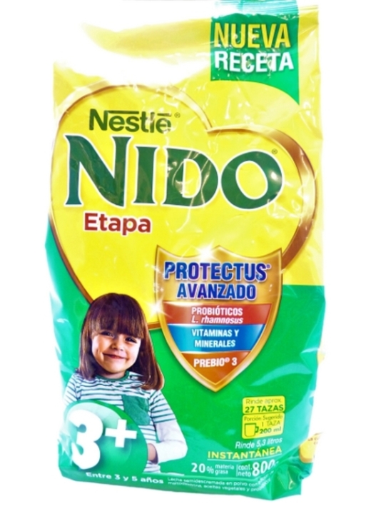 NIDO ETAPA 3+PRO.BOL.800G