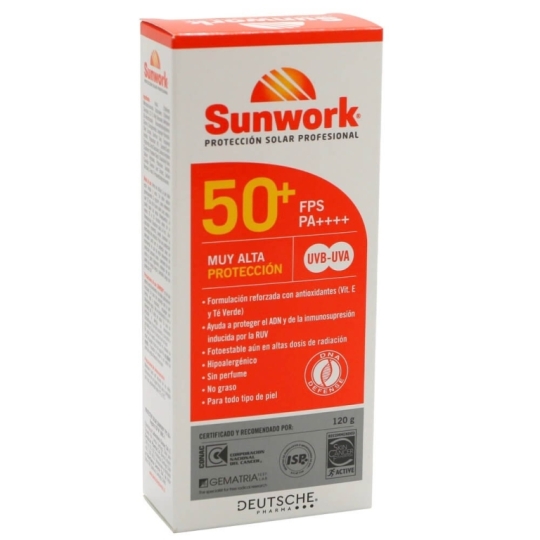 SUNWORK GEL FPS 50 X 120 GR