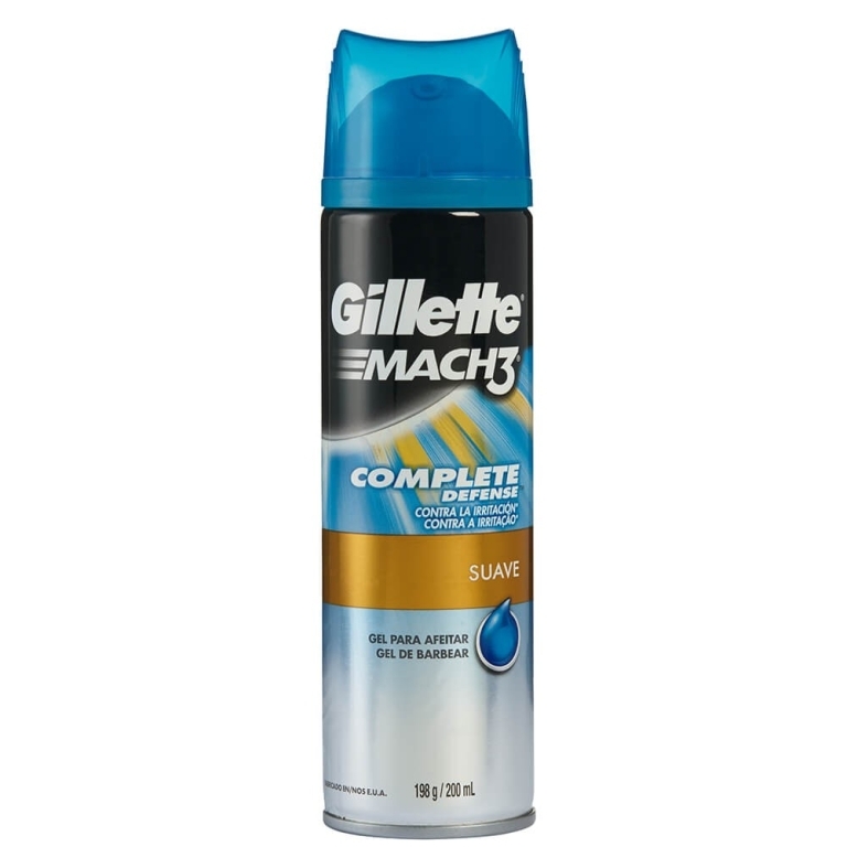 GILLETTE GEL DE AFEITAR COMPLETE DEFENSE 200 ML