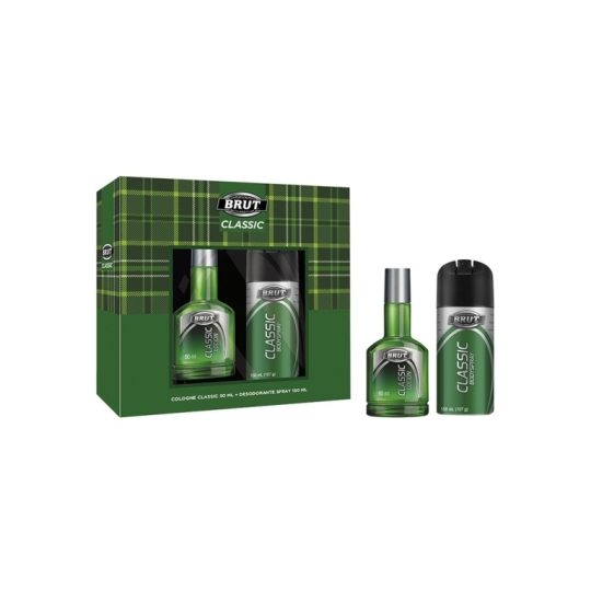 BRUT COL 50ML+DEO SPR 150 CLASSIC