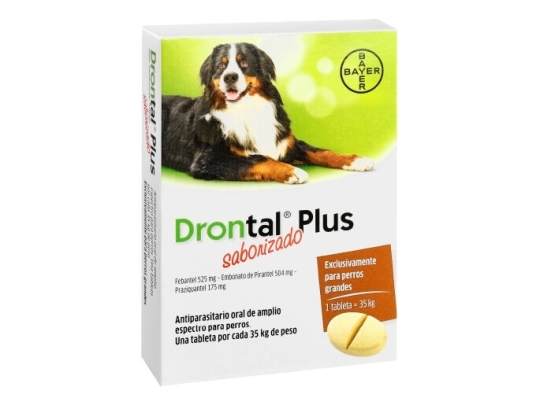 DRONTAL PLUS 35 KG CLINICO COM  X 1