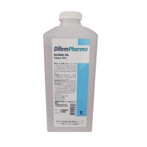 DIFEM CARE ALCOHOL GEL 70% X 1 LITRO