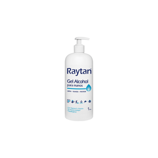 RAYTAN  ALCOHOL GEL  C/VIT E Y GLICERINA X 1LT