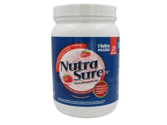 NUTRASURE   FRUTILLA PVO X 540G