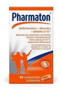 PHARMATON MULTV+MINERALES+GINSENG X 30COM