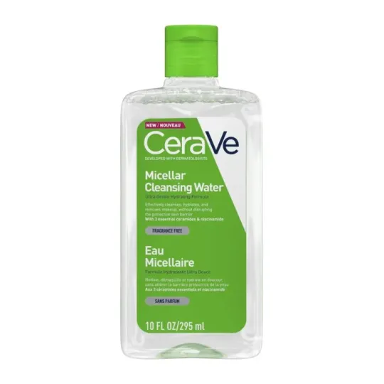 CERAVE AGUA MICELAR LIMPIADORA SIN PERFUME 295ML