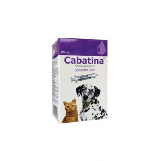 CABATINA SOL ORAL 2% X 25 ML