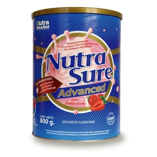 NUTRASURE AVANCE FRUTILLA PVO X 800GR