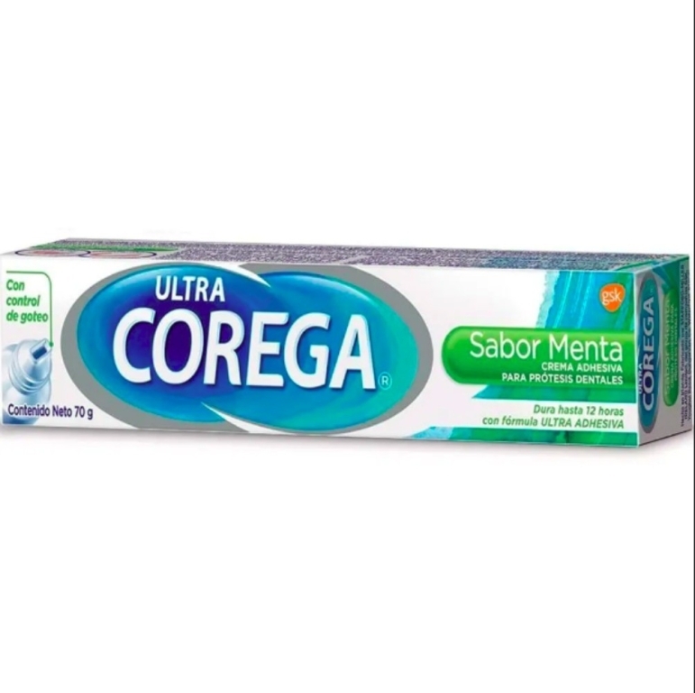 COREGA ULTRA CREMA ADHESIVA MENTA 70 G 