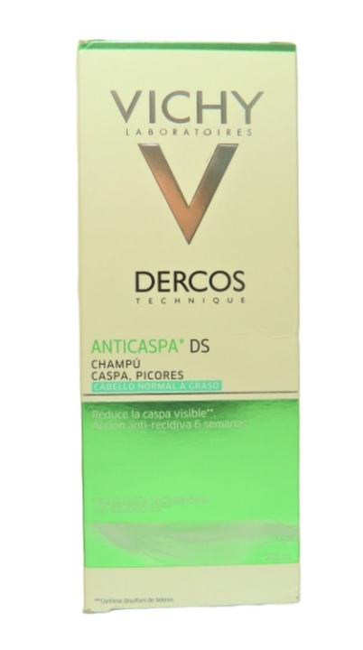 VICHY DERCOS SH. ANTICASPA DS CABELLO NORMAL A GRASO X 200ML