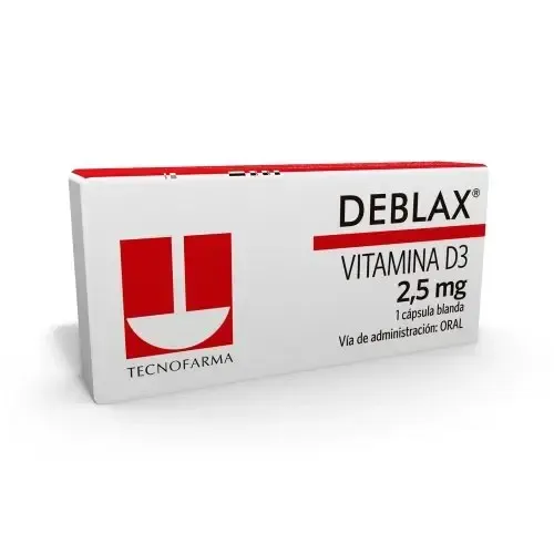 DEBLAX 2,5MG X 1 CAP BLANDA