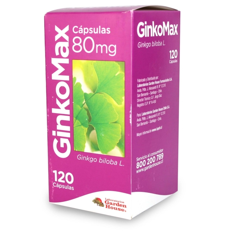 GINKOMAX 80 MG X 120 CAP