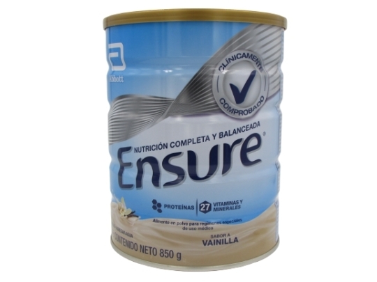 ENSURE VAINILLA PVO X 850G