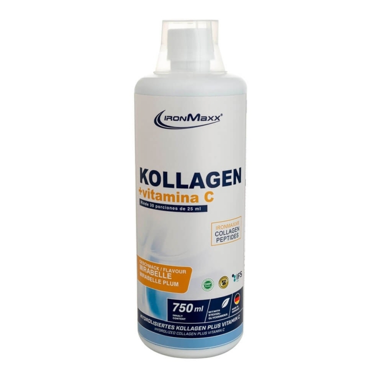 COLAGENO PLUS CON VITAMINA C X 750 ML IRONMAXX