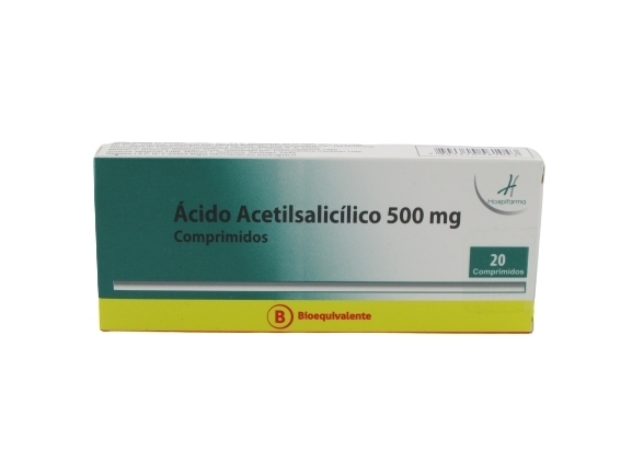 ACIDO ACETILSALICILICO 500 MG X 20 COMP