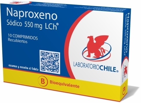 Naproxeno 550mg X10 COM Chile