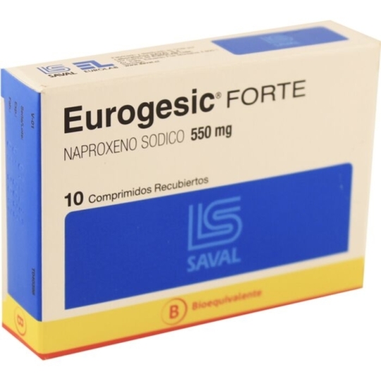 EUROGESIC  FORTE 550mg X 10COM