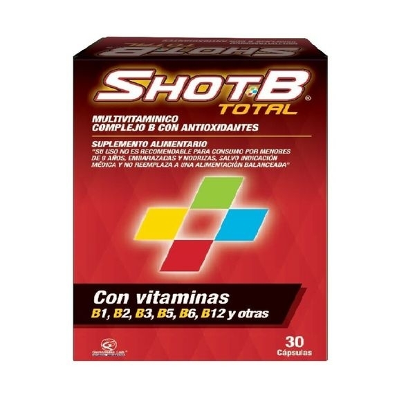 SHOT B TOTAL MULTIVITAMINICO X 30 CAP