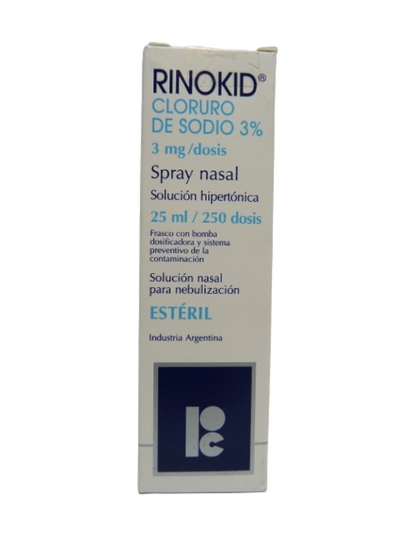 RINOKID 3% X 25ML 250 DOSIS