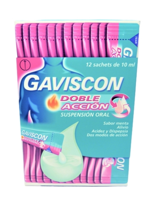 GAVISCON DOBLE ACCION S.O X12 SACHET