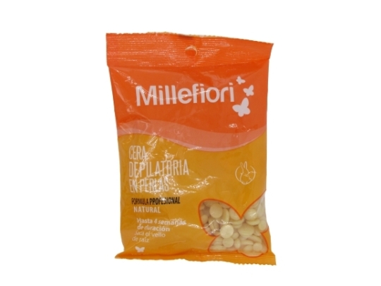 MILLEFIORI CERA DEPILATORIA PERLAS NATURAL X100G