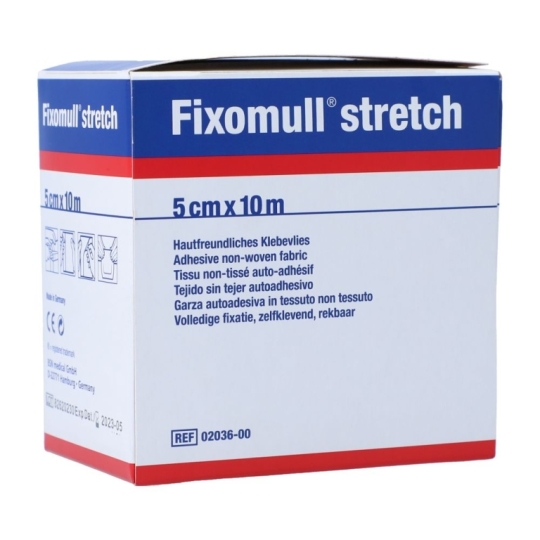 FIXOMULL STRETCH VENDA ELÁSTICA AUTOADHESIVA 5-10 METROS X 1 UNIDAD