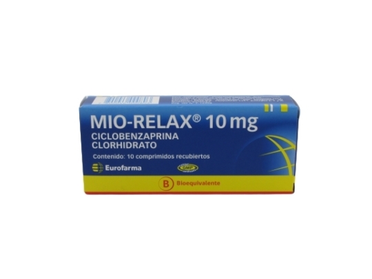 MIO RELAX 10 MG X 10 COMPRIMIDOS RECUBIERTOS