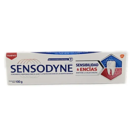 SENSODYNE CREMA DENTAL SENSIBILIAD Y ENCIAS X 100G