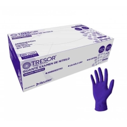 GUANTE NITRILO AZUL TALLA M 100 UNI X100