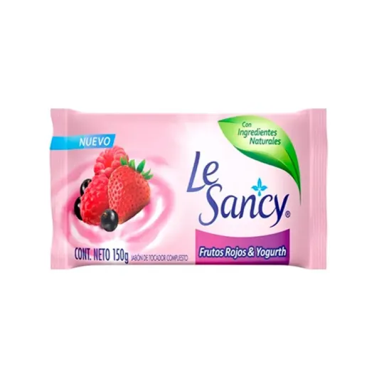 LE SANCY JABON BARRA FRUTOS ROJOS YOGURTH X 150G