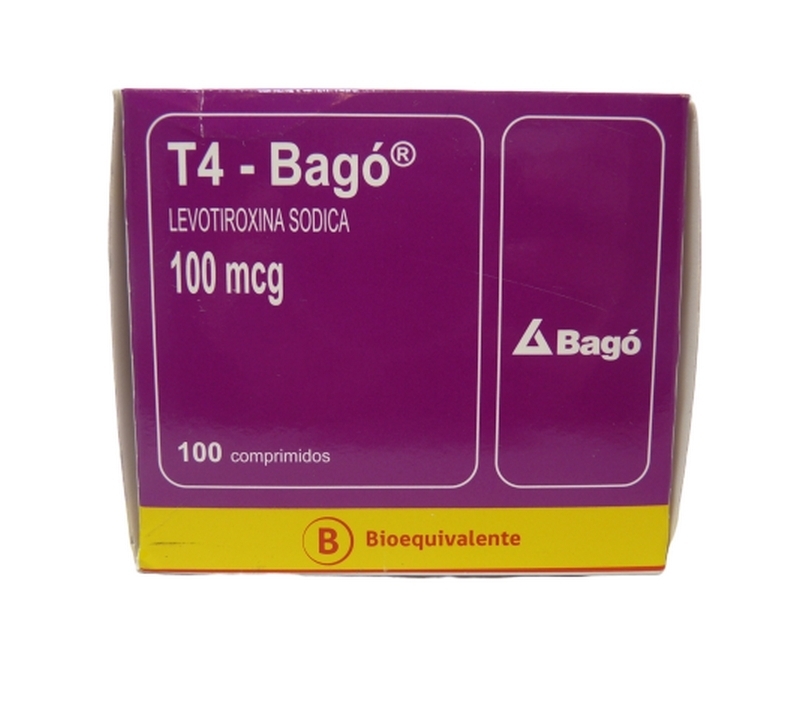 T4-BAGO 100mcg X 100 COMPRIMIDOS FLEXIDOSIS