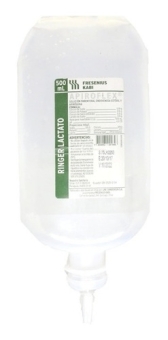 Ringer Lactato Matraz Inyectable X 500 Ml | ringer lactato 500ml