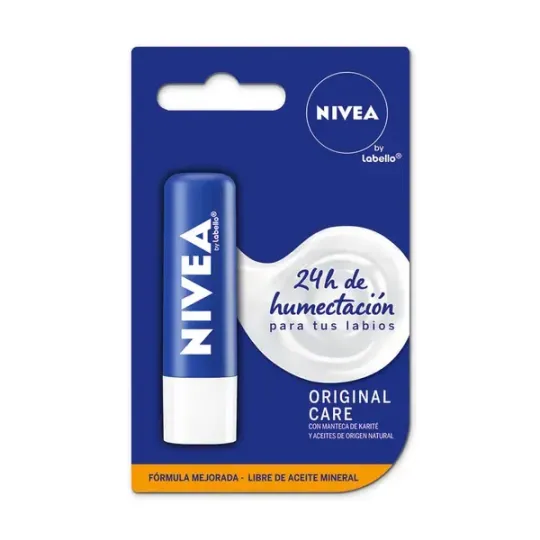 NIVEA PROTEC LABIAL CUIDADO BASICO X 4.8G