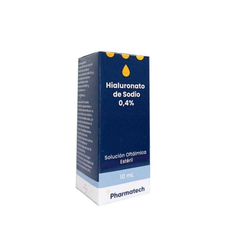 HIALURONATO DE SODICO SOLUCION OFTALMICA 0,4% X 10 ML