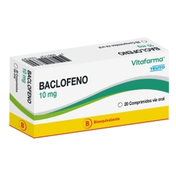 BACLOFENO 10MG X20 COMPRIMIDOS