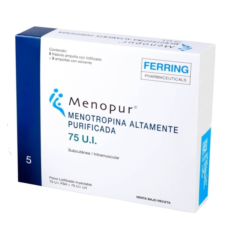 Menopur 75 UI X 5 Fco. Ampolla + solv.