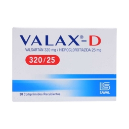 Valax D 320 Mg / 25 Mg X 30 Comprimidos | valax d 320/25